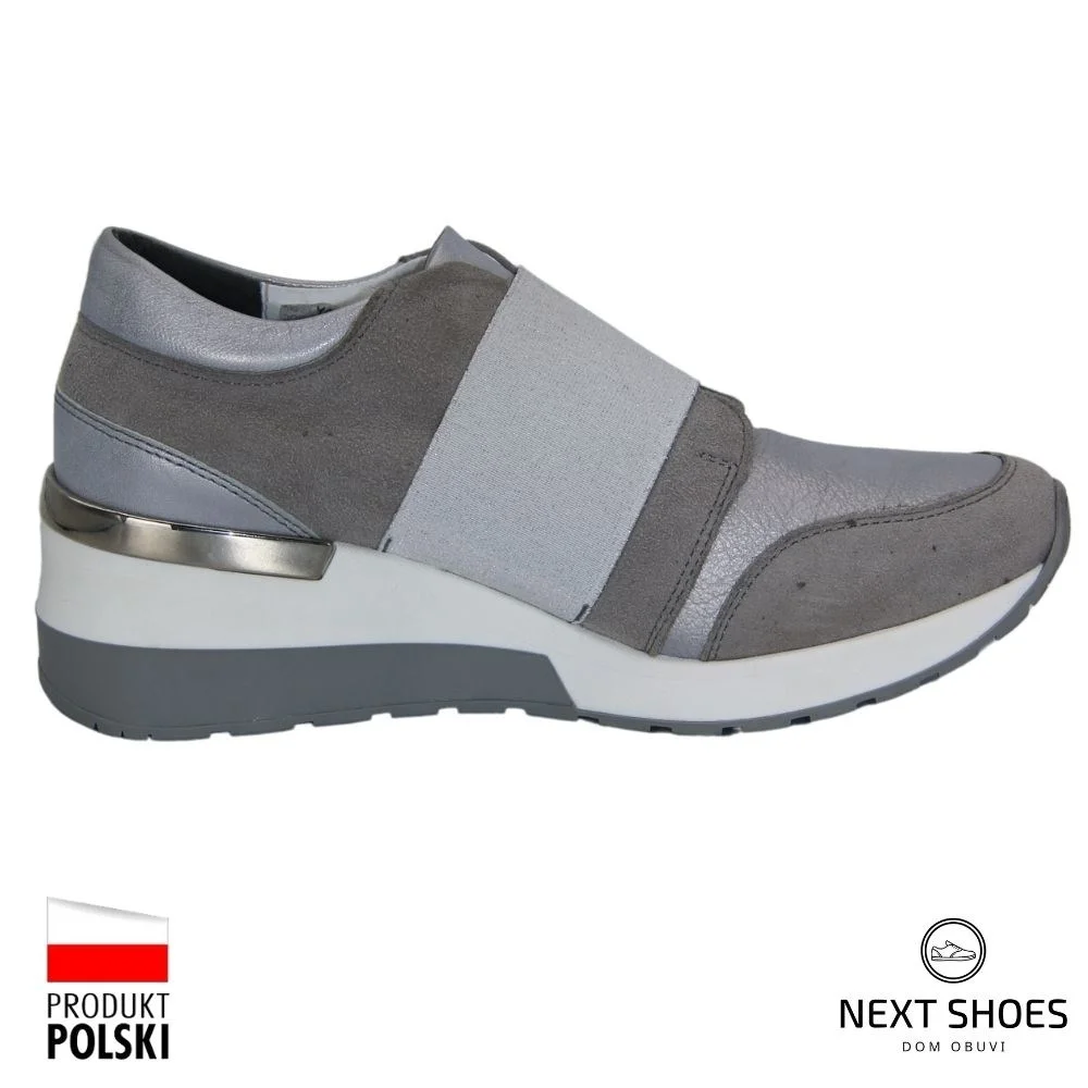 Women's gray shoes Steizer (Poland) model 4685